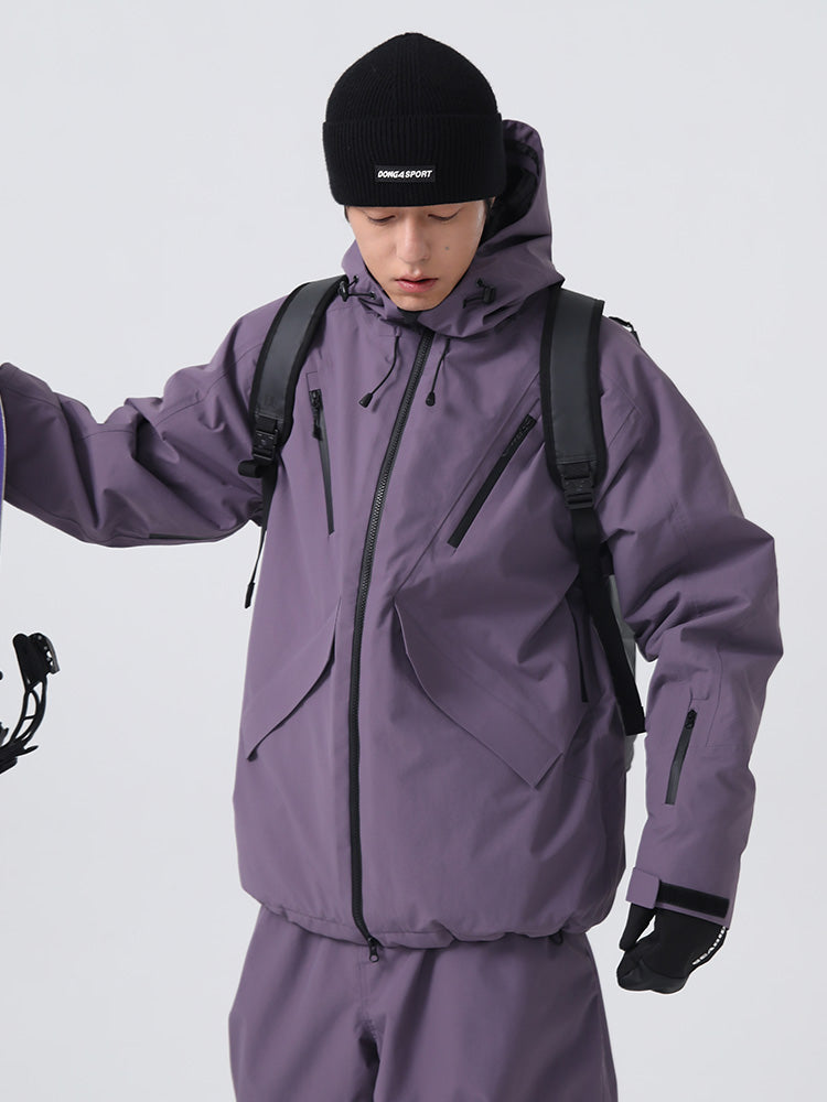 Searipe Unisex CoreBuild Allwetter-Schneejacke für Herren, locker geschnitten