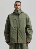 Gsou Snow Herren-Schneejacke, strapazierfähig, Mountain Pro, isoliert, winddicht