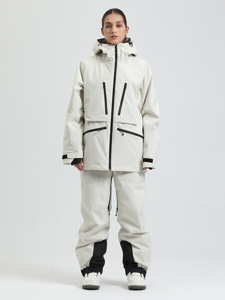 Gsou Damen-Schneeanzug, robust, Bergprofi, Allzweck, Cargo-Schneeanzug