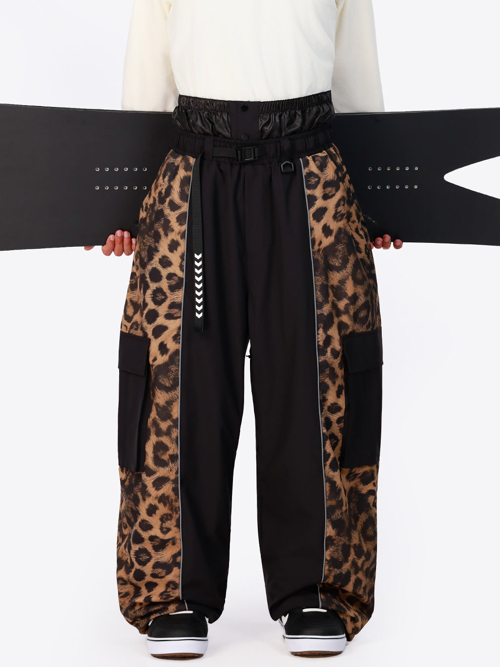 Wild Motion Herren-Schneehose mit reflektierendem Farbblock-Design und extra weitem Schnitt