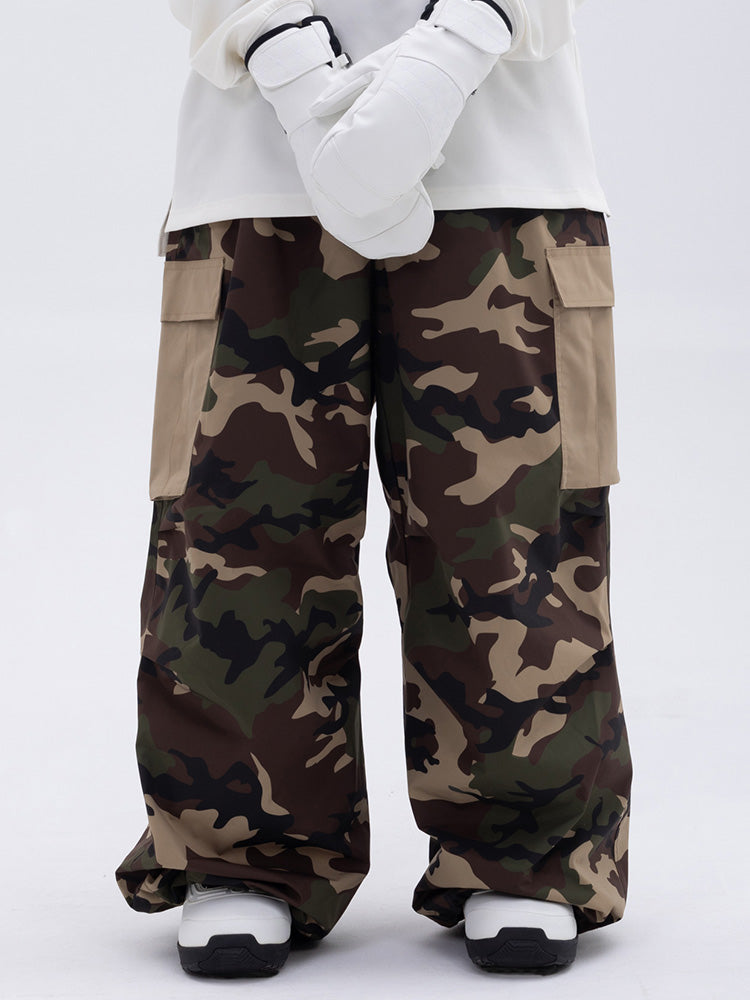 Mountain Chill Freestyle Prime Baggy Camo Snowboardhose für Damen