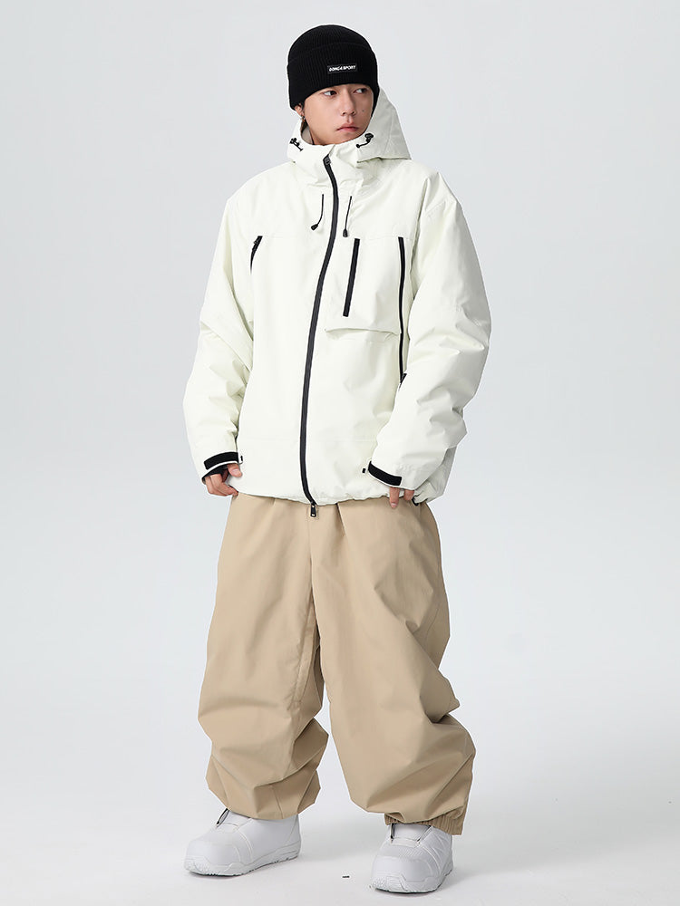Searipe Unisex Strapazierfähiger Mountain Pro All-Terrain Baggy Schneeanzug für Herren