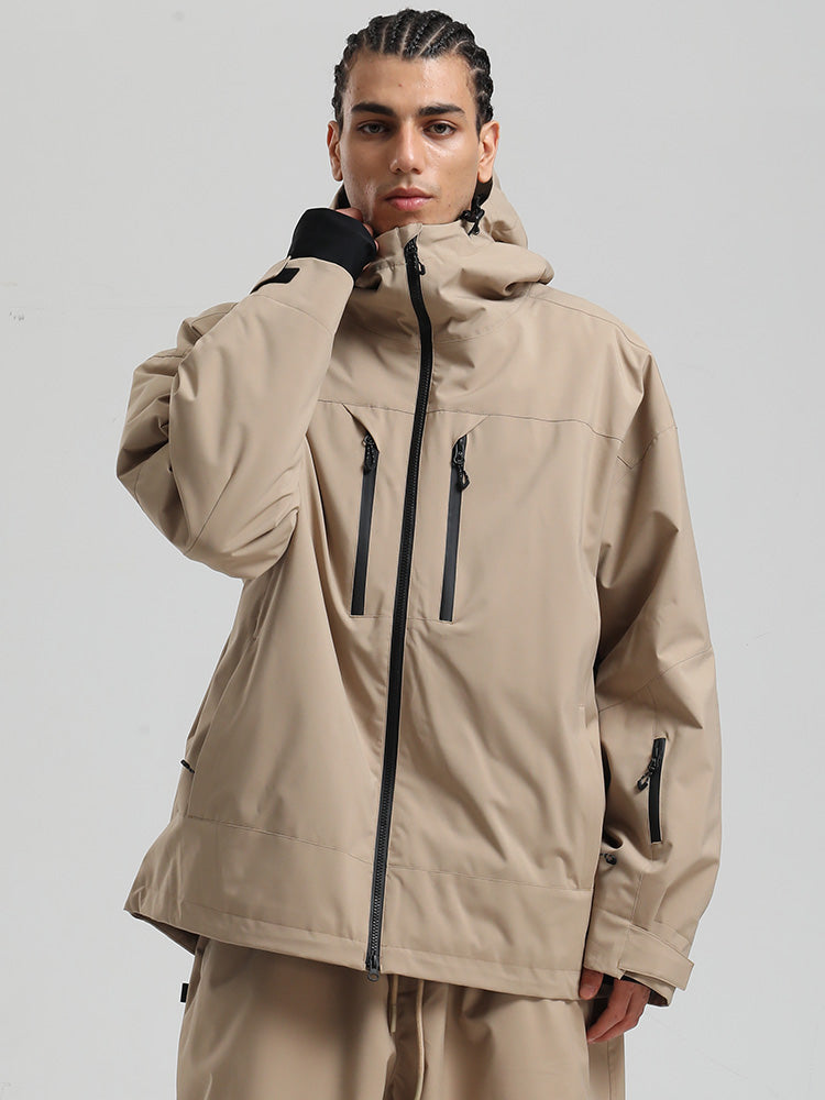Gsou Snow Herren-Schneejacke, strapazierfähig, Mountain Pro, isoliert, winddicht