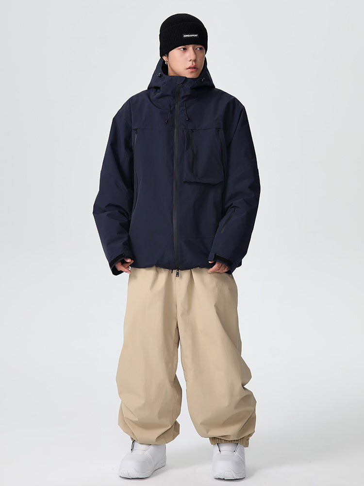 Searipe Unisex Strapazierfähiger Mountain Pro All-Terrain Baggy Schneeanzug für Herren