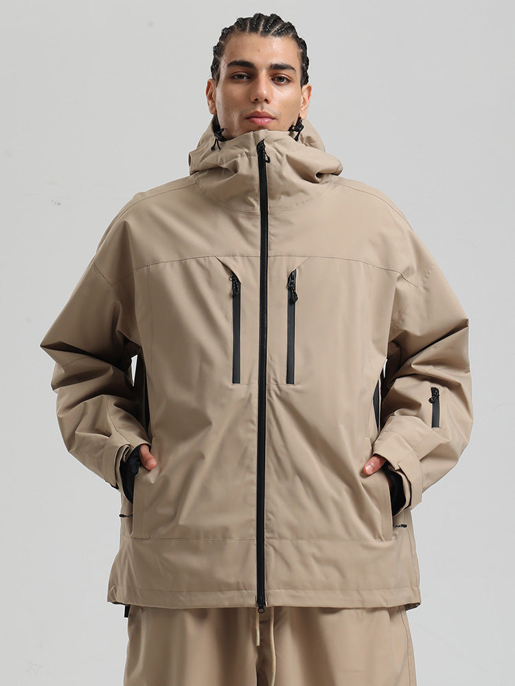 Gsou Snow Herren-Schneejacke, strapazierfähig, Mountain Pro, isoliert, winddicht