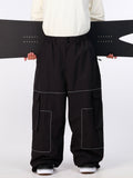 Nightline Park Rider Herren-Schneehose mit reflektierenden Details, Cargotaschen und weitem Schnitt