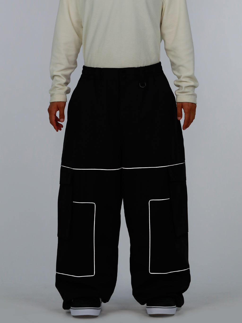 Nightline Park Rider Herren-Schneehose mit reflektierenden Details, Cargotaschen und weitem Schnitt