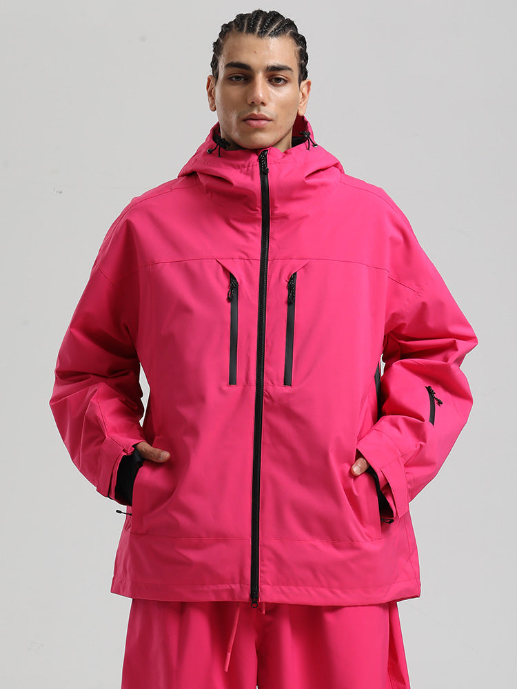 Gsou Snow Herren-Schneejacke, strapazierfähig, Mountain Pro, isoliert, winddicht