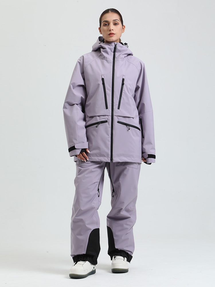 Gsou Damen-Schneeanzug, robust, Bergprofi, Allzweck, Cargo-Schneeanzug