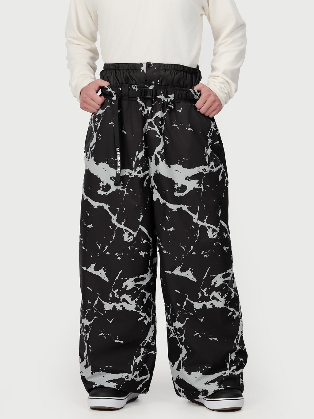 Hyper Beast Herren Strapazierfähige Allzweck-Freestyle-Skihose im Baggy-Stil