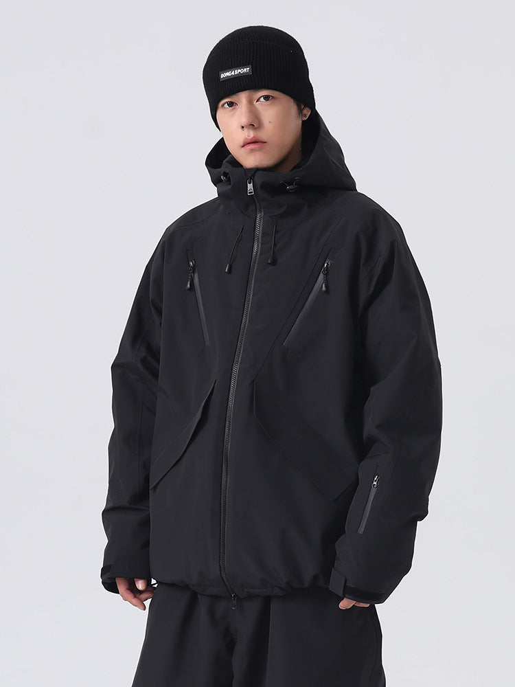Searipe Unisex CoreBuild Allwetter-Schneejacke für Herren, locker geschnitten