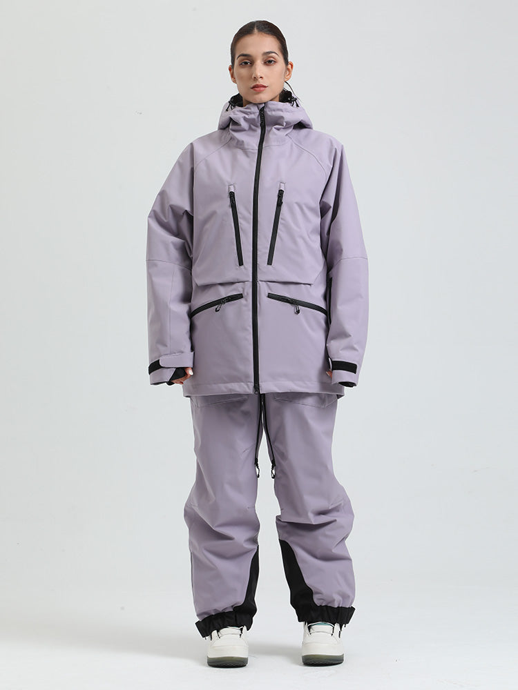 Gsou Damen-Schneeanzug, robust, Bergprofi, Allzweck, Cargo-Schneeanzug