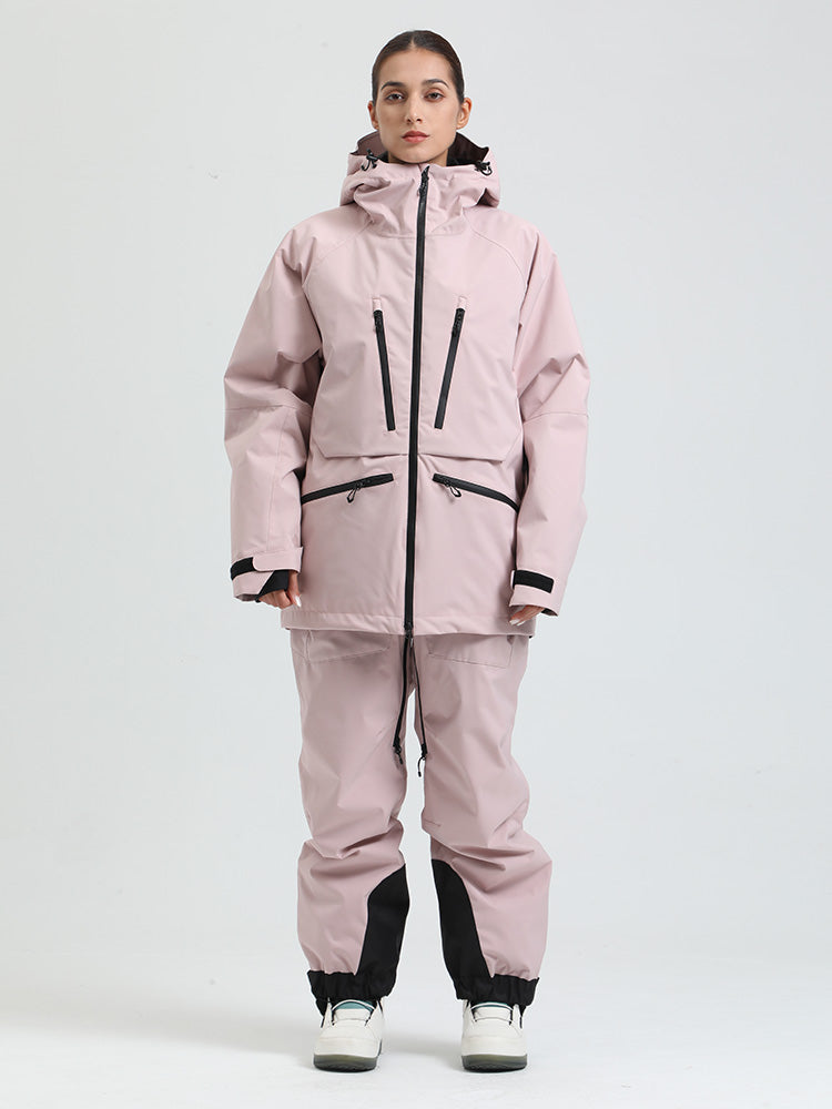 Gsou Damen-Schneeanzug, robust, Bergprofi, Allzweck, Cargo-Schneeanzug