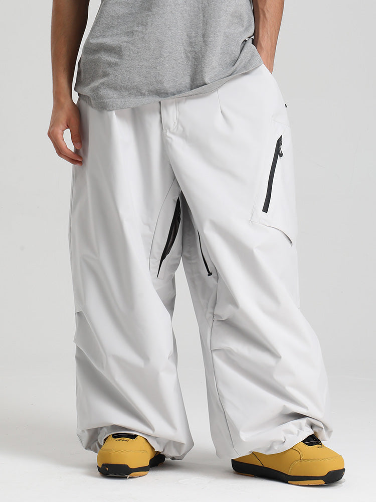 Gsou Snow Herren Strapazierfähige Urban Vibe All Function Baggy Schneehose