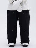 Damen-Skihose mit doppeltem Knieausschnitt, Freestyle-Stil, Baggy-Design