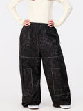 Nightline Park Rider Damen-Skihose mit reflektierenden Details, Cargotaschen und weitem Schnitt