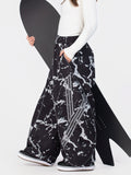 Nightline Park Rider Damen-Schneehose mit reflektierenden Kurven und lockerer Passform