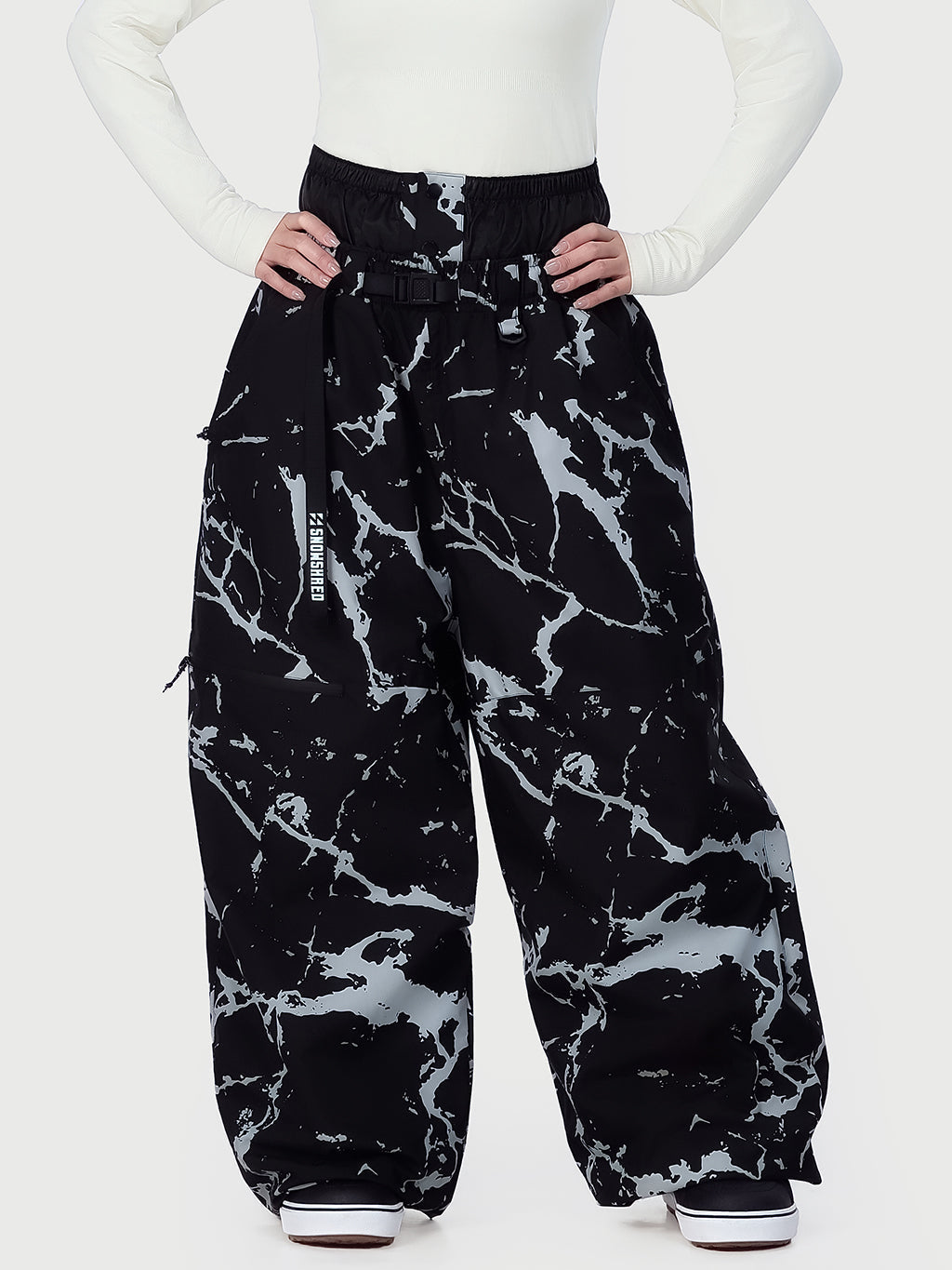 Urban Storm Damen-Skihose, robust, funktionsfreundlich, Freestyle, locker geschnitten