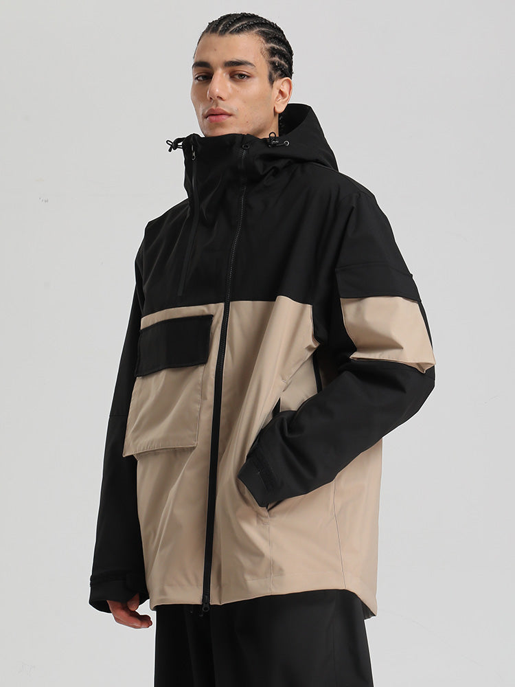 Gsou Snow Terrain Flow FlexZip Hybrid Cargo Snowboardjacke für Herren