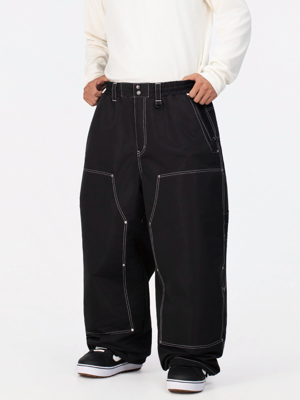 UrbanCraft Utility Freeride Baggy Snowboardhose für Herren mit verstärkten Einsätzen