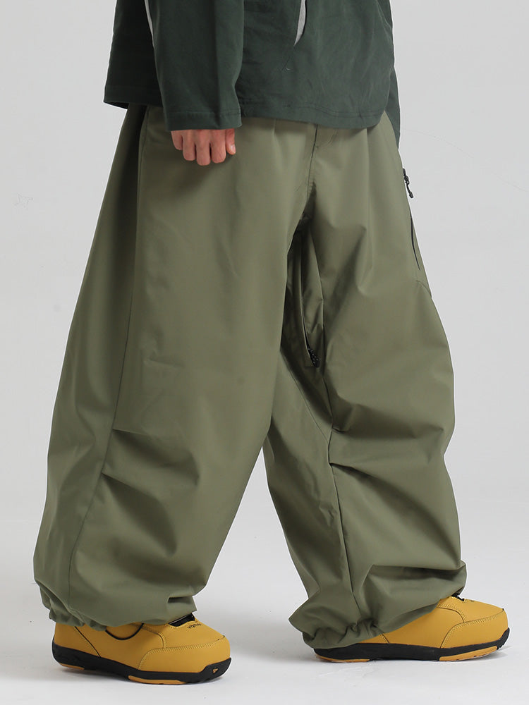 Gsou Snow Herren Strapazierfähige Urban Vibe All Function Baggy Schneehose