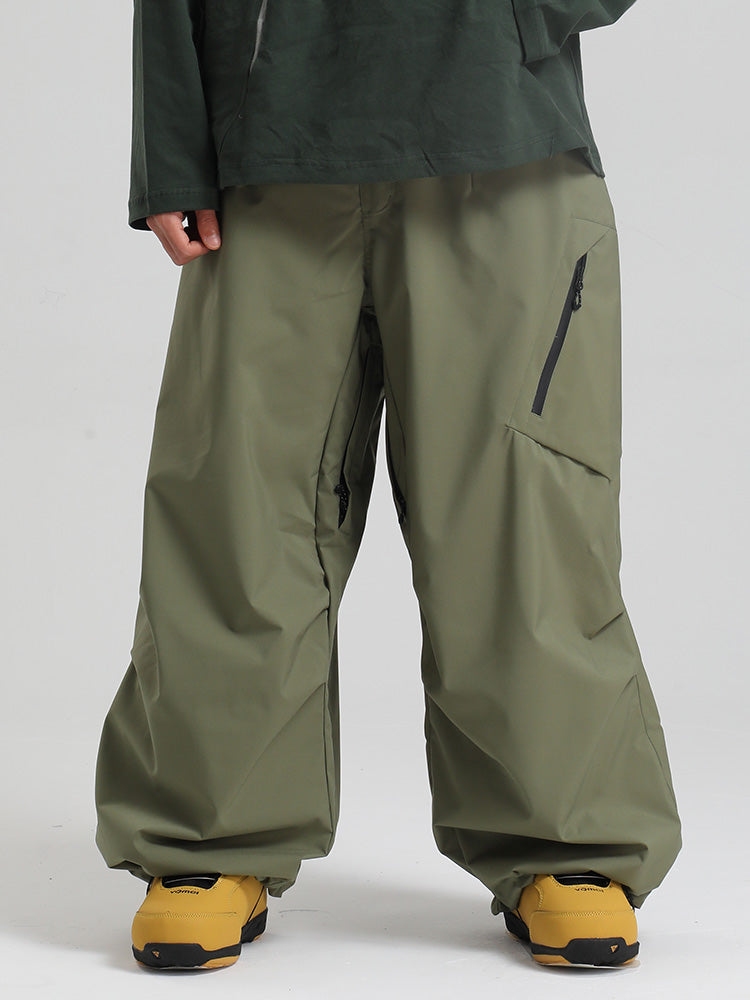 Gsou Snow Herren Strapazierfähige Urban Vibe All Function Baggy Schneehose