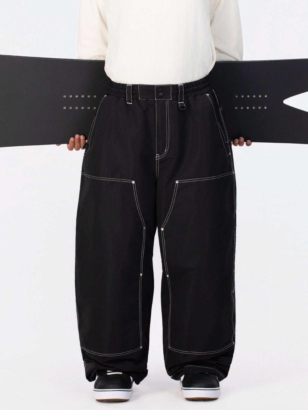 UrbanCraft Utility Freeride Baggy Snowboardhose für Herren mit verstärkten Einsätzen