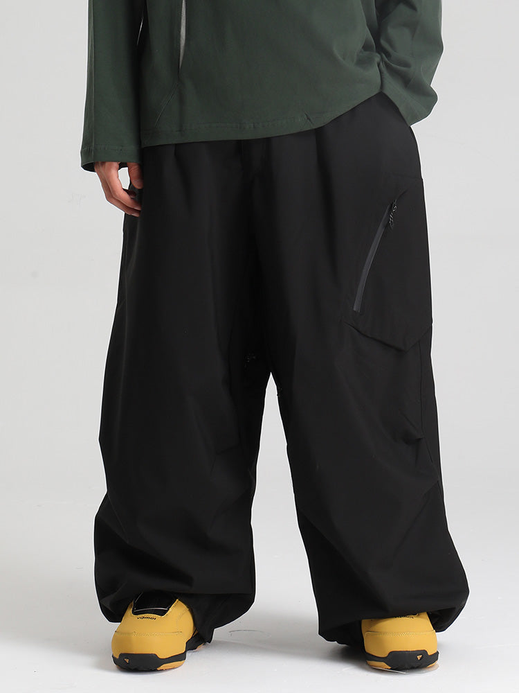 Gsou Snow Herren Strapazierfähige Urban Vibe All Function Baggy Schneehose