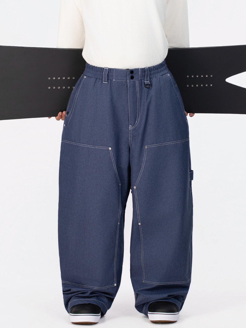 UrbanCraft Utility Freeride Baggy Snowboardhose für Herren mit verstärkten Einsätzen