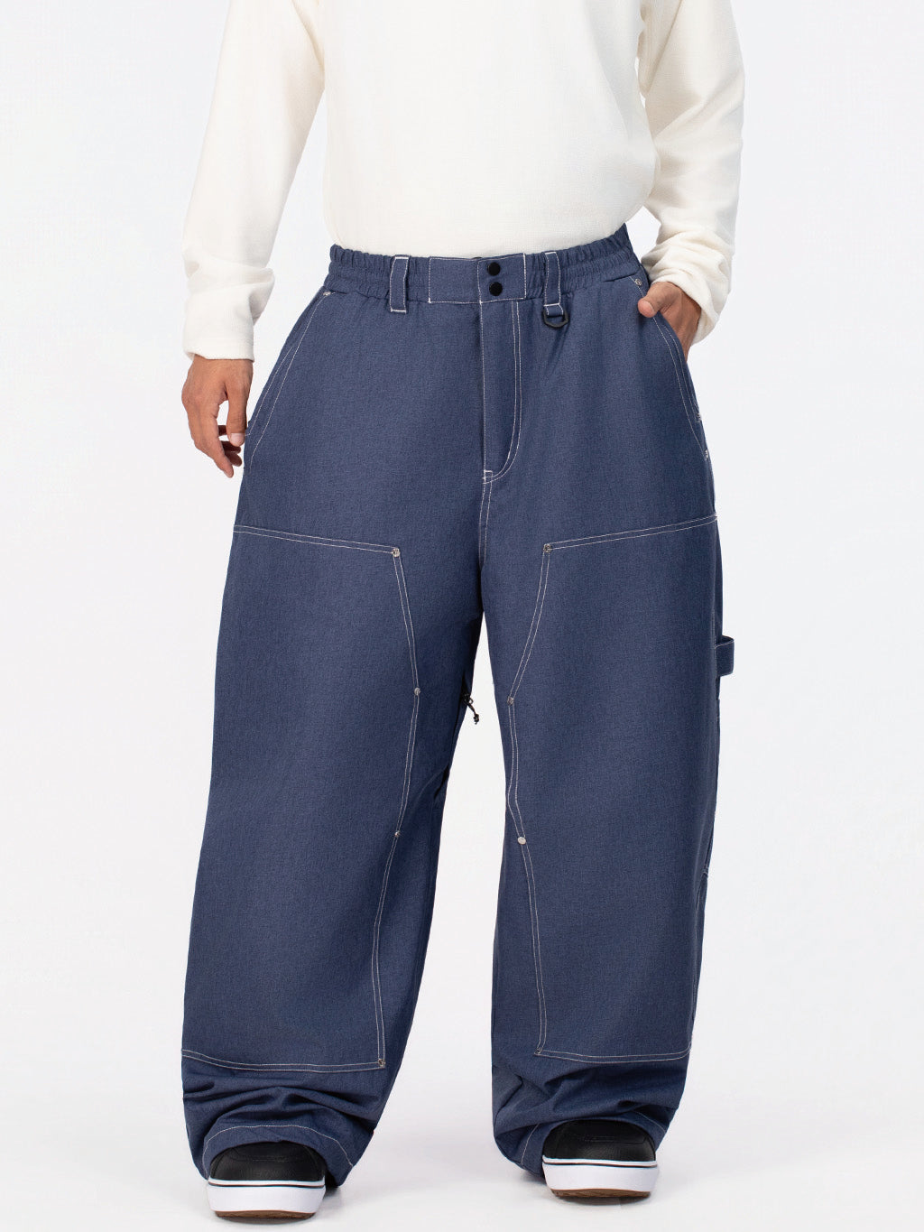 UrbanCraft Utility Freeride Baggy Snowboardhose für Herren mit verstärkten Einsätzen