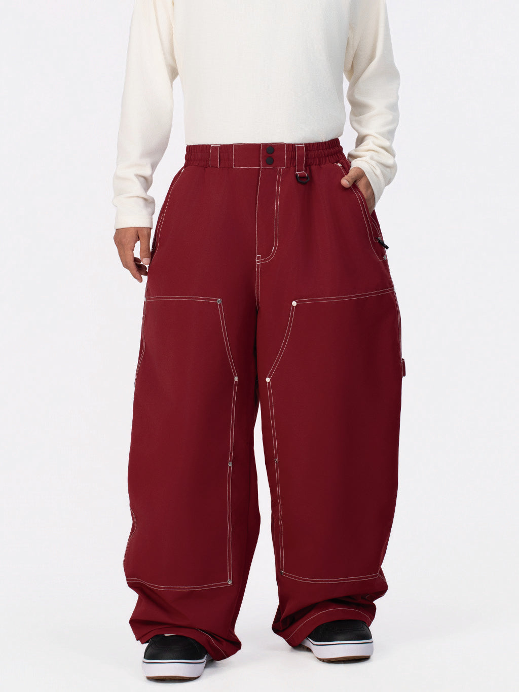 UrbanCraft Utility Freeride Baggy Snowboardhose für Herren mit verstärkten Einsätzen