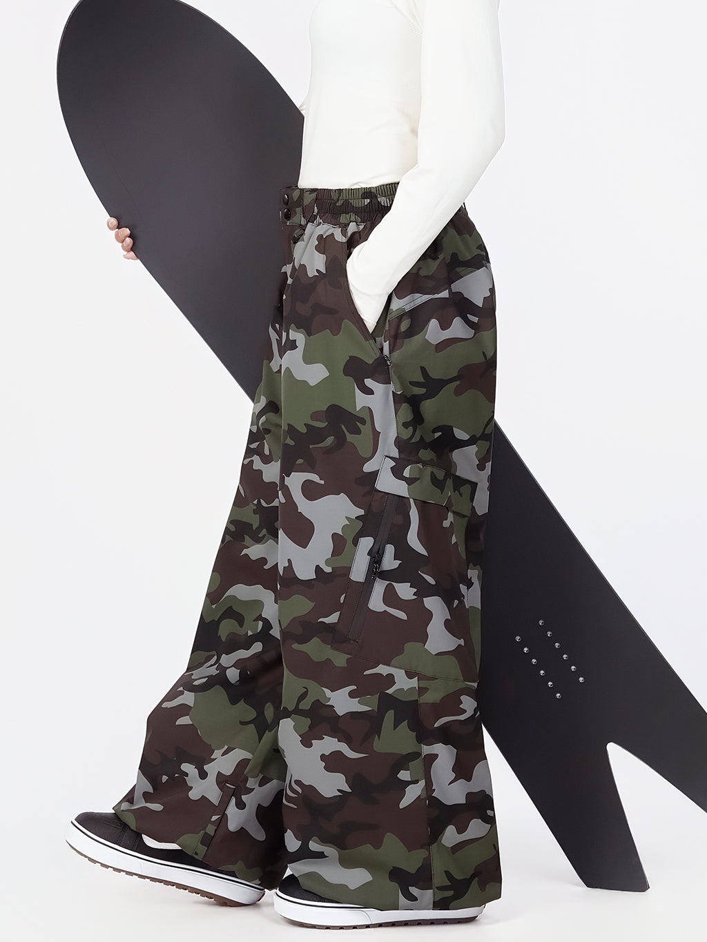 Urban Vibe Damen-Skihose, strapazierfähig, vielseitig, Freestyle, Baggy-Stil