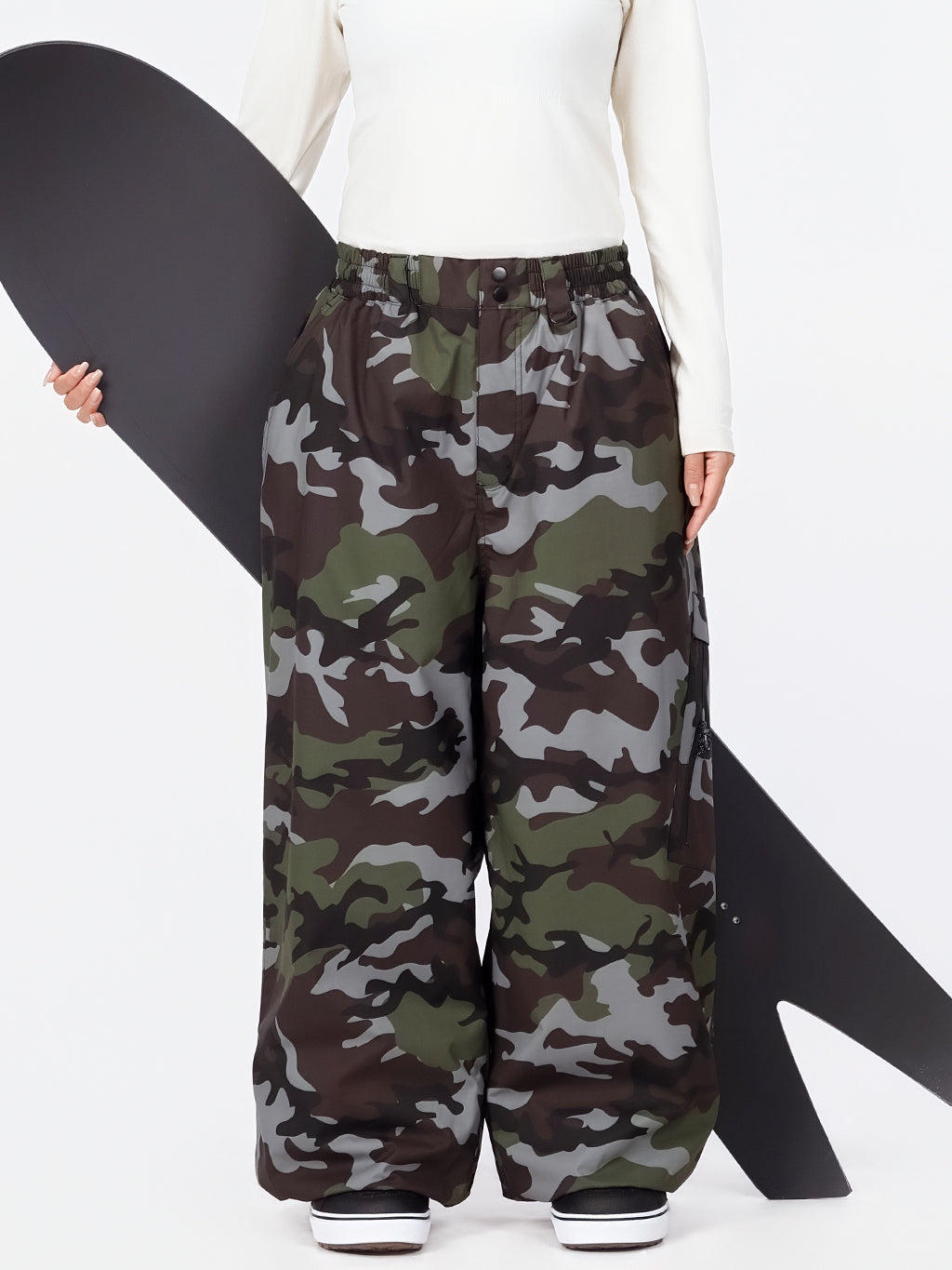 Urban Vibe Damen-Skihose, strapazierfähig, vielseitig, Freestyle, Baggy-Stil