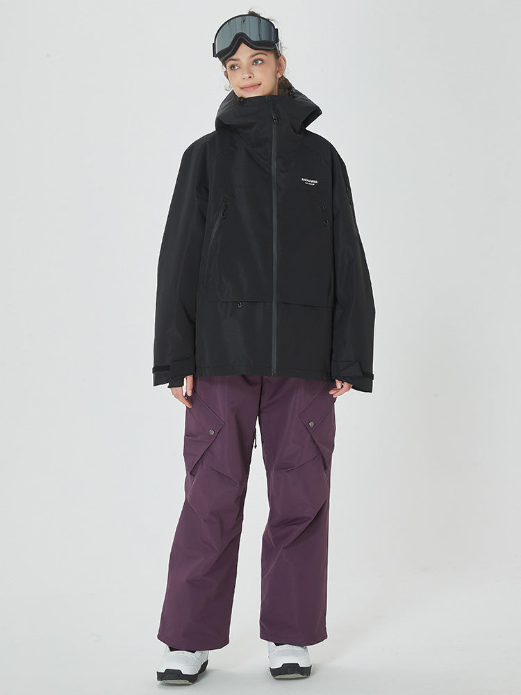 Mountain Breaker Anorakjacke für Damen mit passender Cargo-Snowboardhose
