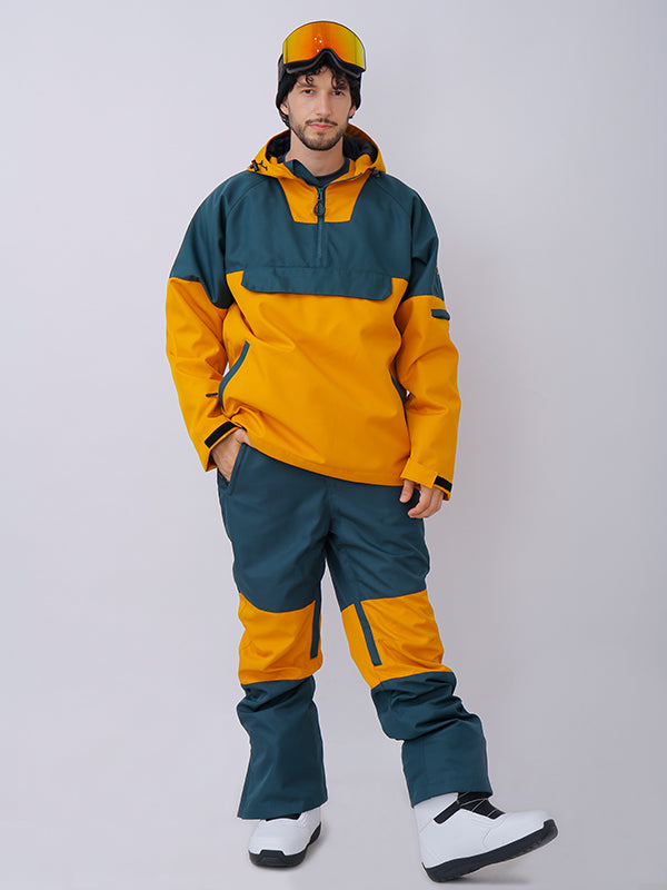 Snowverb Alpine Ranger Colorblock Anorak Snowboardjacke für Herren