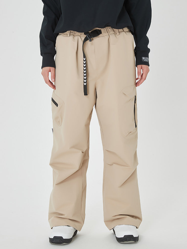 Prime Mountain Baggy-Skihose für Damen mit zwei seitlichen Cargotaschen