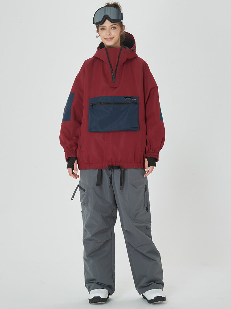 Damen Winter Bomber Schneeanzug Prime Baggy Snowboardjacke & Hose