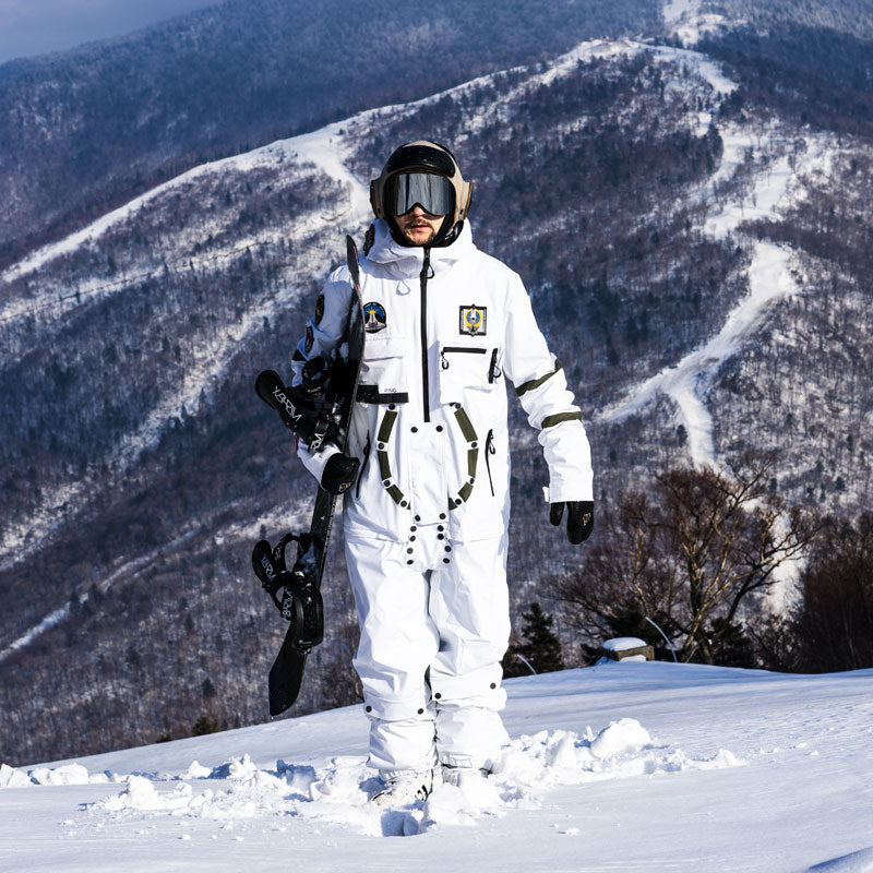PINGUP NASA-Raumstation-Einteiler-Snowboardanzüge für Herren