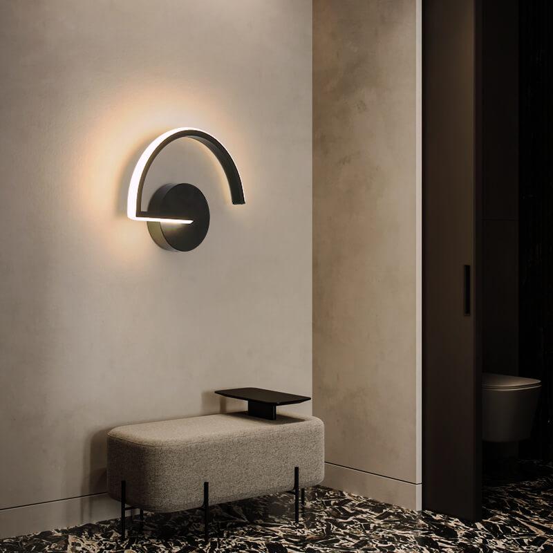 Luvano LED Wandleuchte Bogen minimalistisch