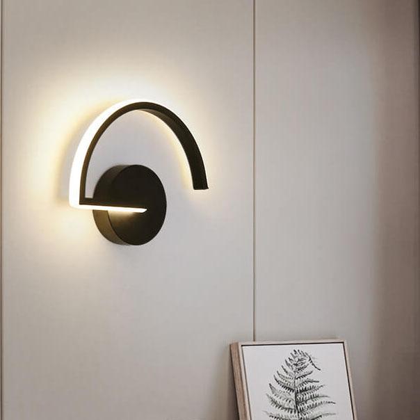 Luvano LED Wandleuchte Bogen minimalistisch
