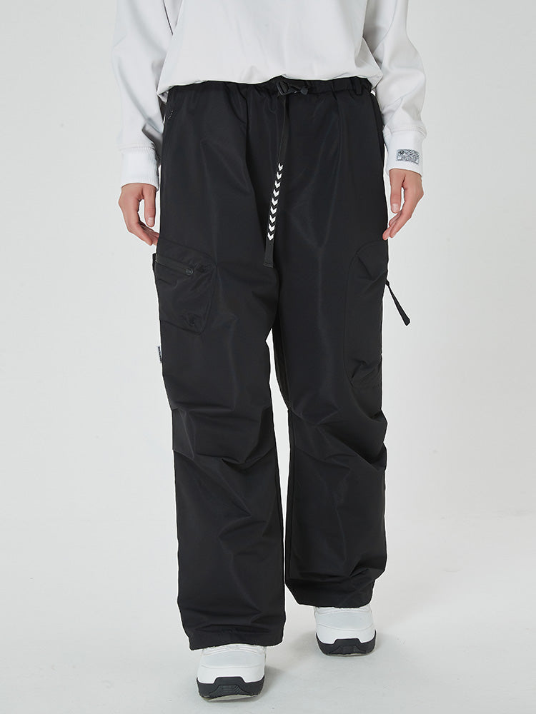 Prime Mountain Baggy-Skihose für Damen mit zwei seitlichen Cargotaschen