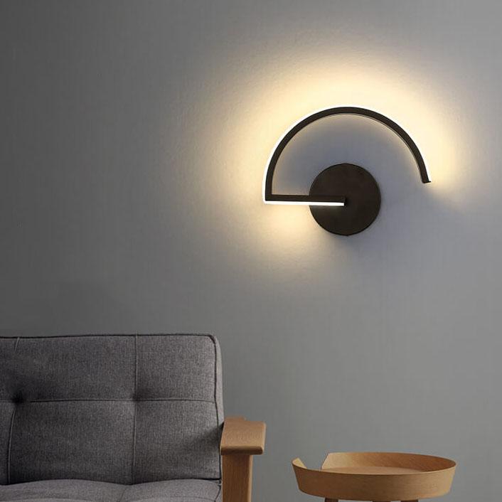 Luvano LED Wandleuchte Bogen minimalistisch