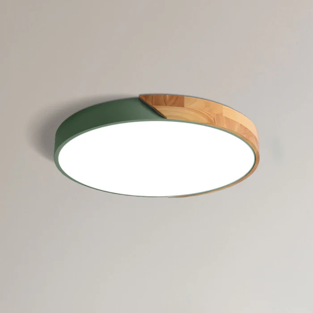 Luvano LED Deckenleuchte Holz Nordic modern