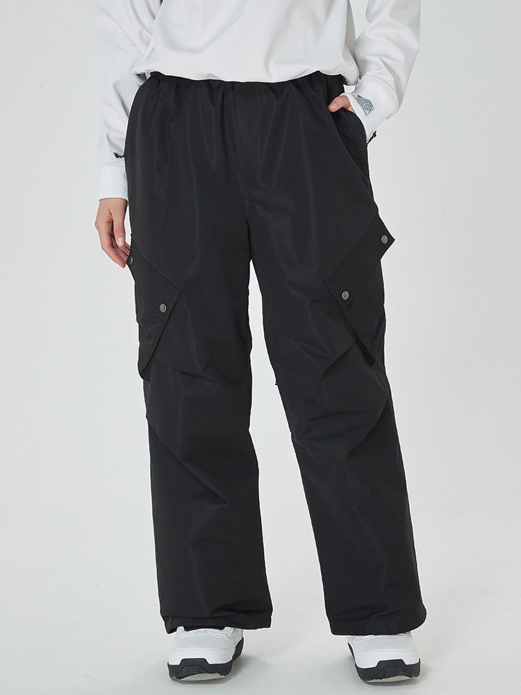 Damen-Schneehose Mountain Chill Swag mit Cargotaschen und lockerem Sitz