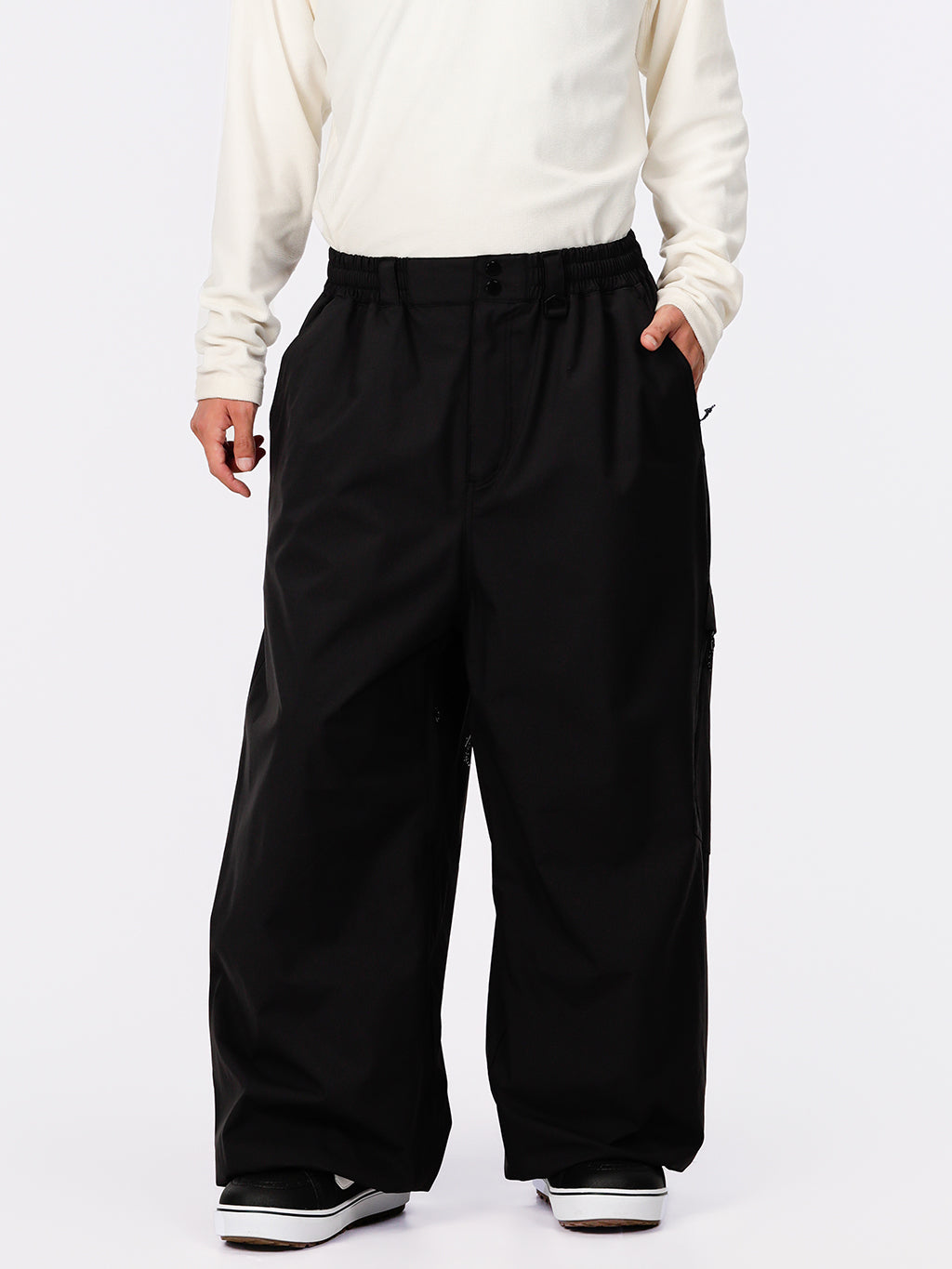 Urban Vibe Herren Strapazierfähige Allzweck-Freestyle-Schneehose im Baggy-Stil