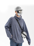 Herren Ld Ski Winter Warmer Schneepullover mit hohem Kragen