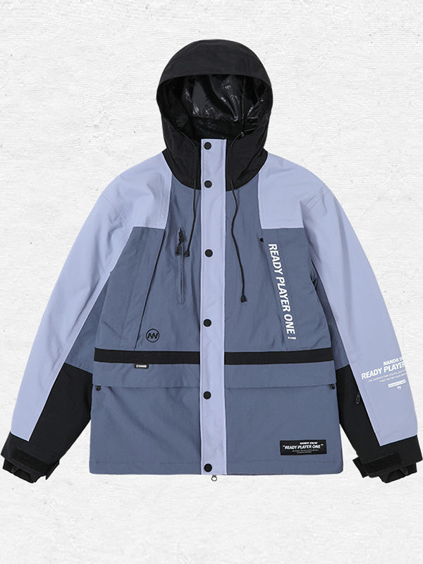 Nandn Snow Vanquisher Herren Wintermode Ski-Snowboardjacke
