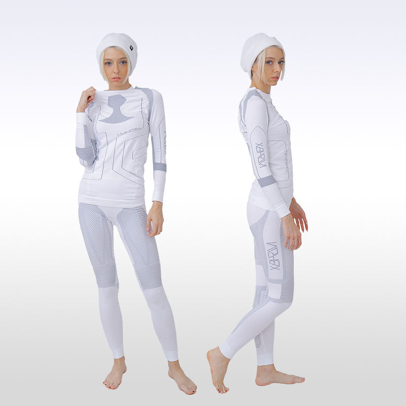 Snowverb Damen Komfortables, warmes und funktionales Funktions-Baselayer-Set