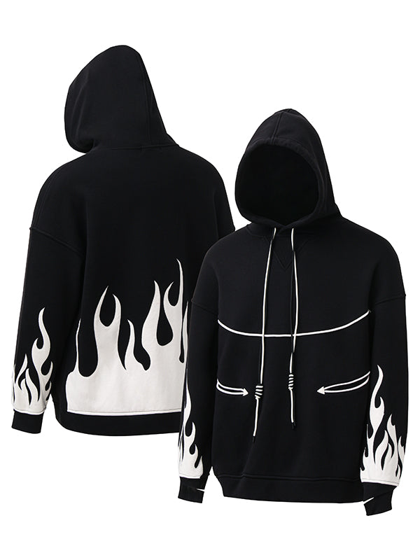 Snowall Unisex Firefly Furious Herren-Hoodie, wasserabweisend