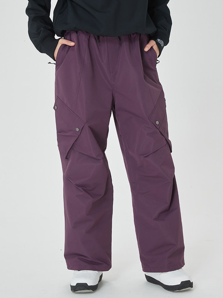 Damen-Schneehose Mountain Chill Swag mit Cargotaschen und lockerem Sitz